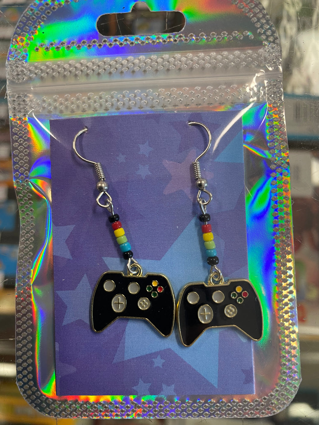 Xbox 360 Controller Earrings Black