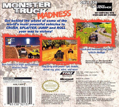 Monster Truck Madness GameBoy Advance