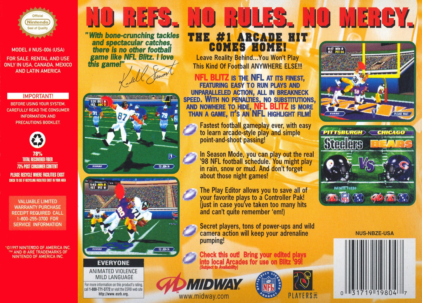 NFL Blitz Nintendo 64