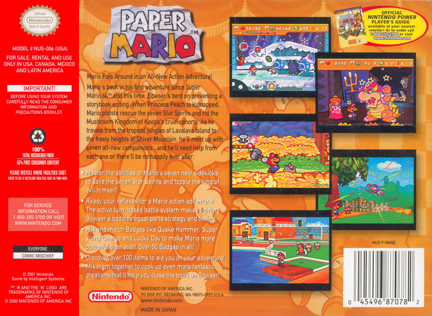 Paper Mario Nintendo 64