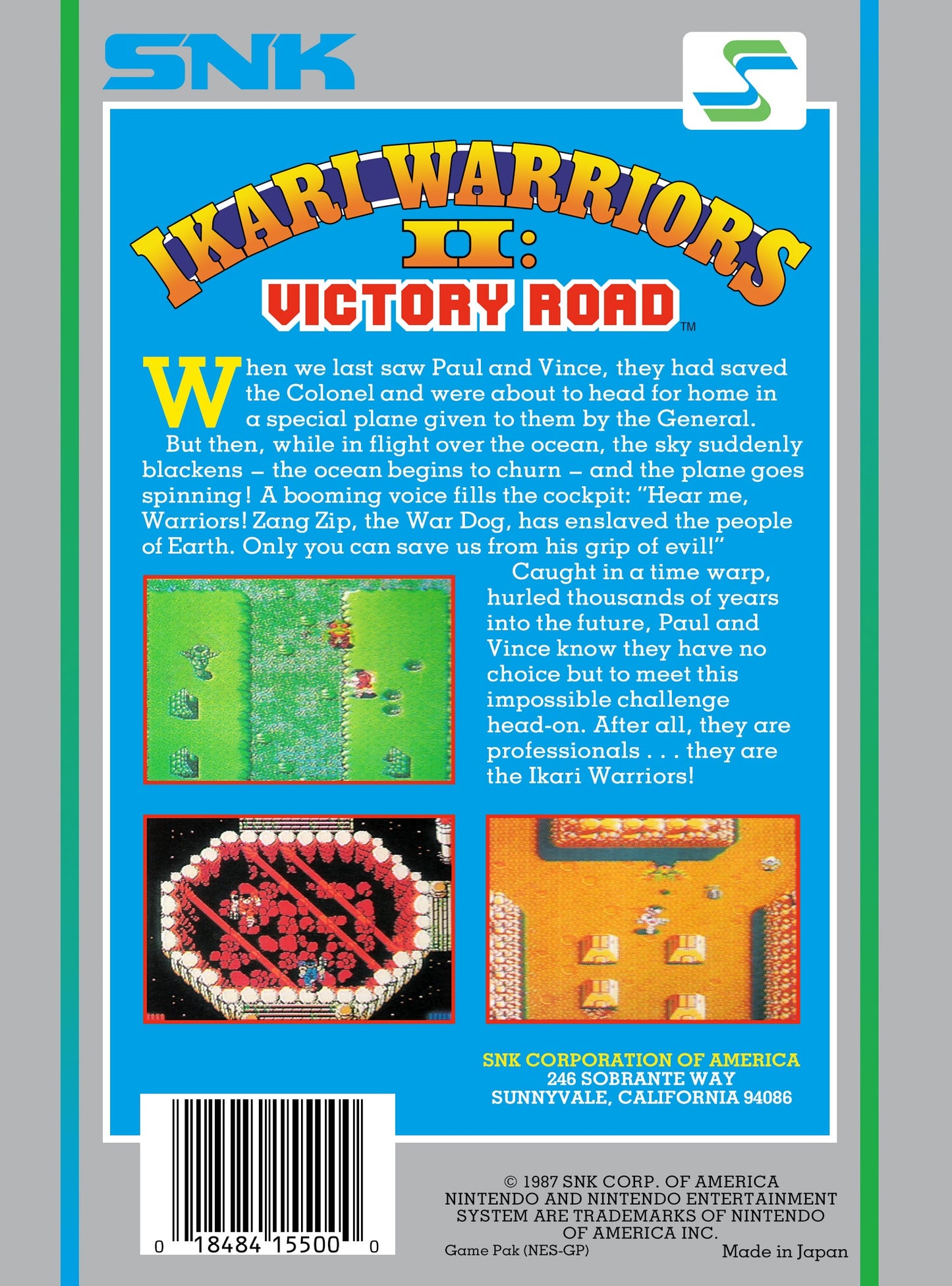 Ikari Warriors II NES