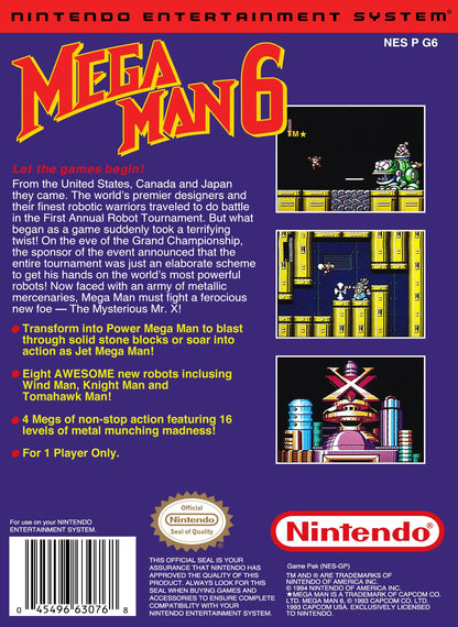 Mega Man 6 NES