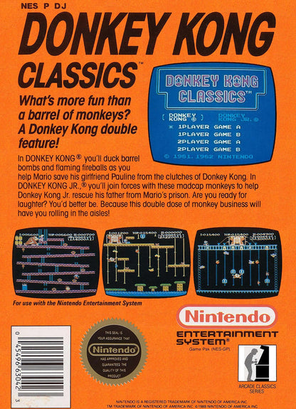 Donkey Kong Classics NES