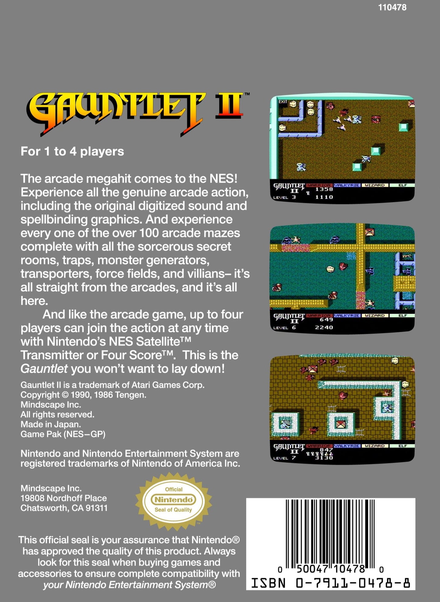 Gauntlet II NES