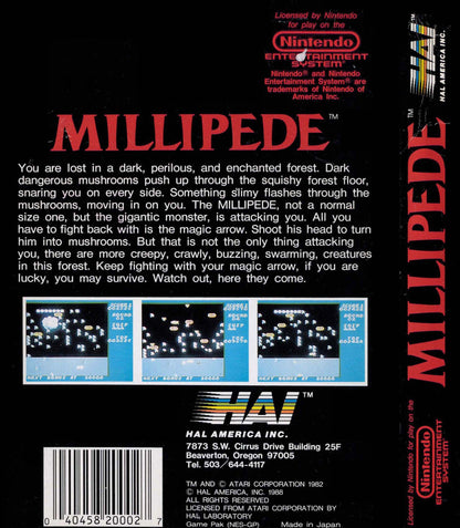 Millipede NES