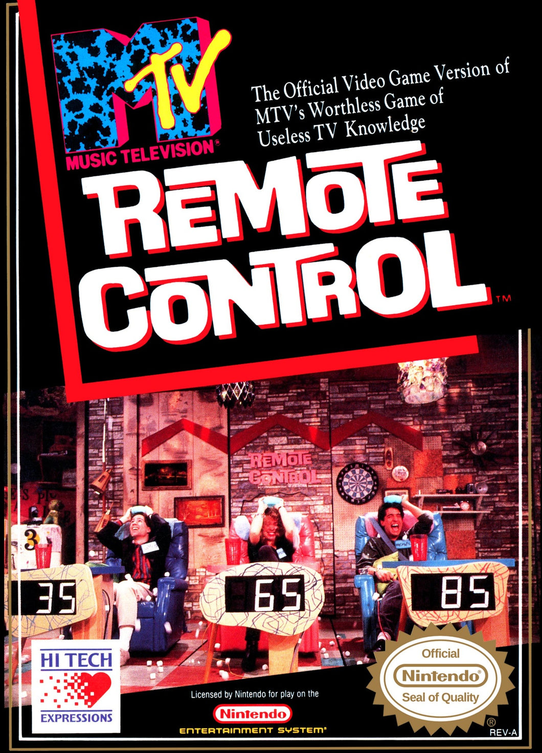MTV Remote Control NES