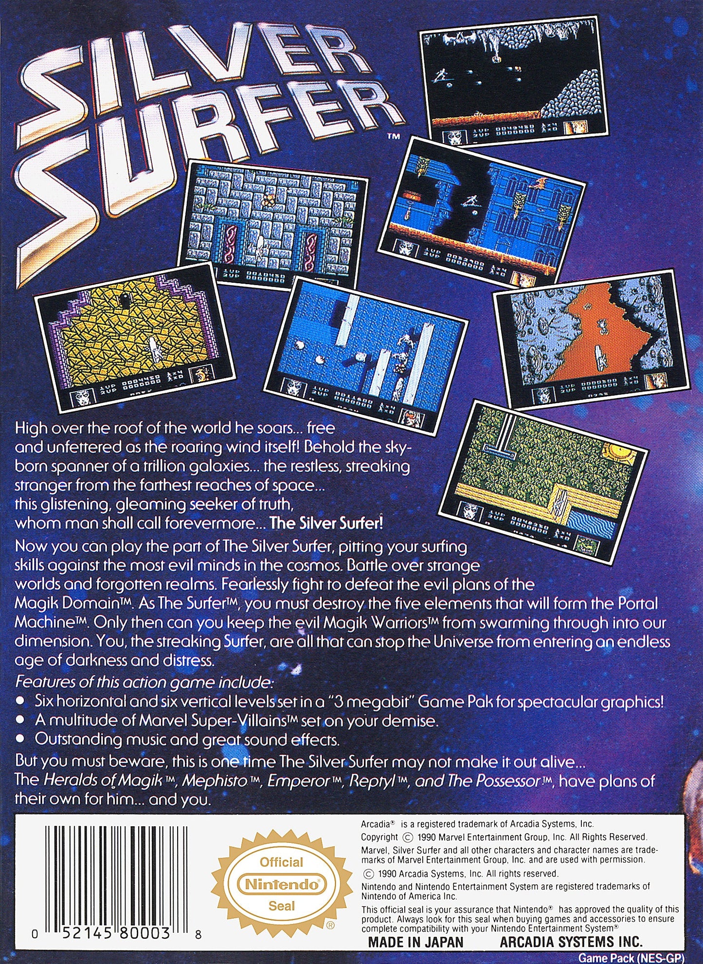 Silver Surfer NES