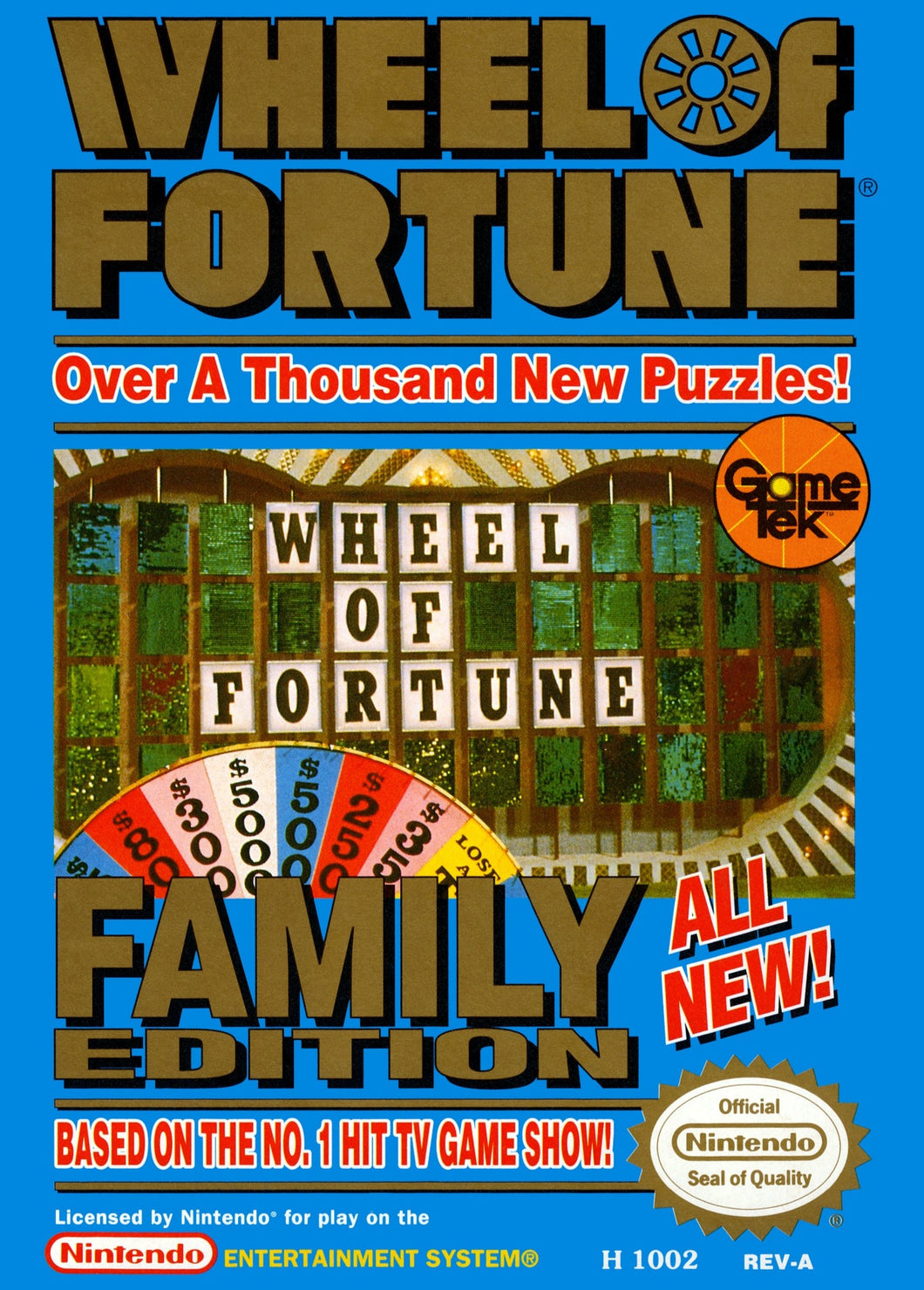 Wheel Of Fortune Family Edition NES