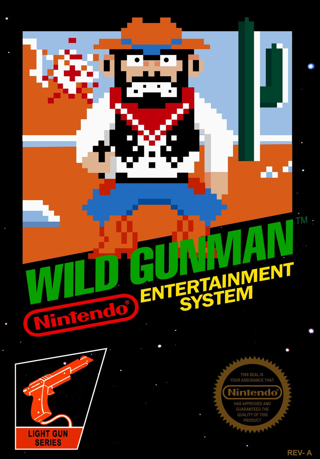 Wild Gunman [5 Screw] NES