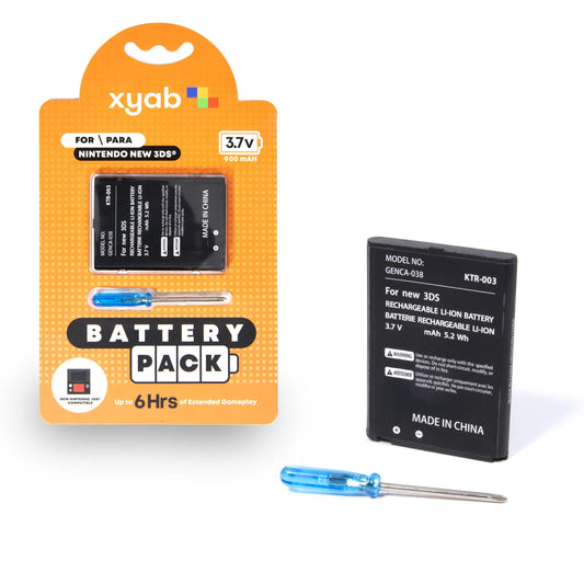 900 mAh Replacement Battery For New Nintendo 3DS
