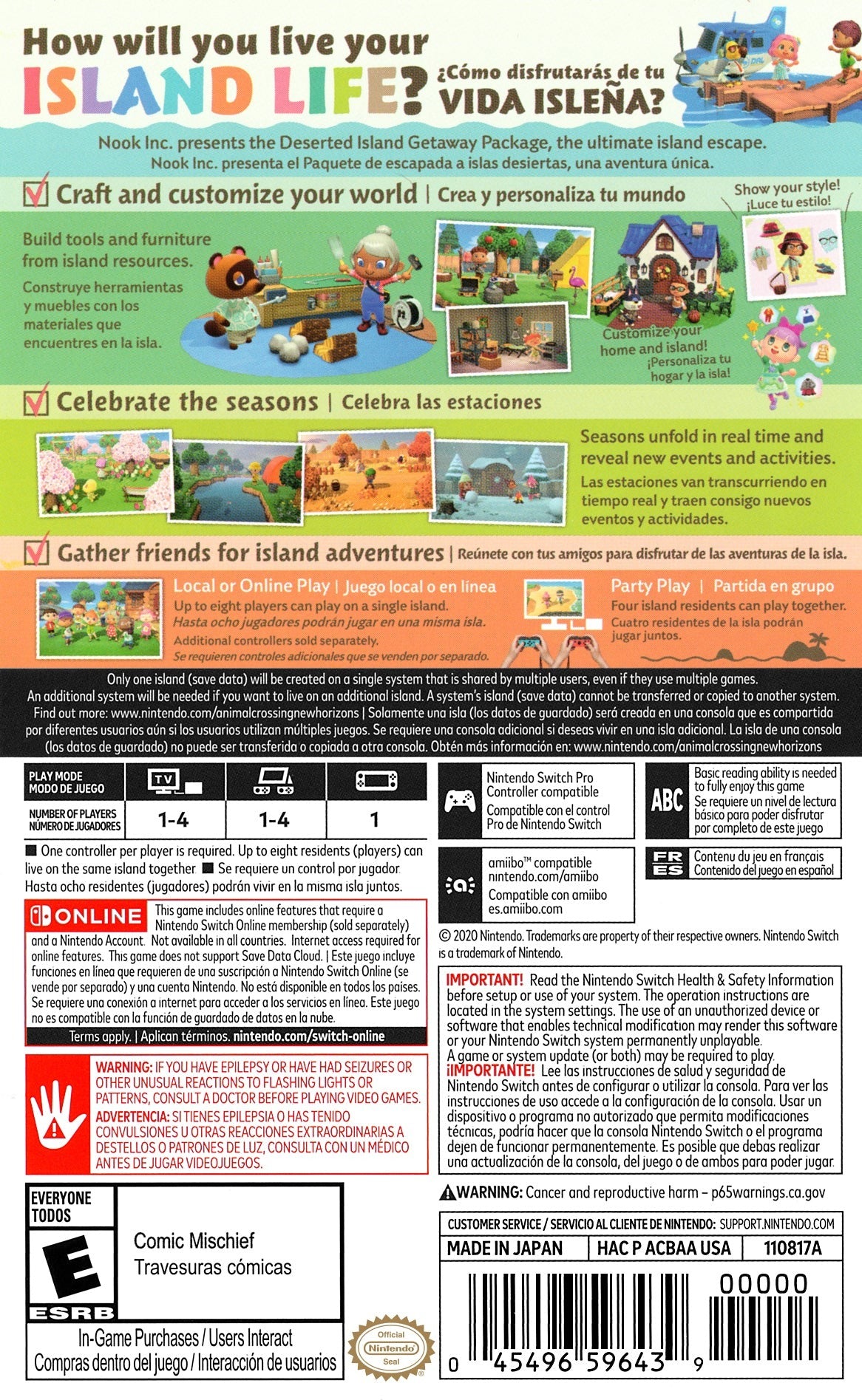 Animal Crossing: New Horizons Nintendo Switch