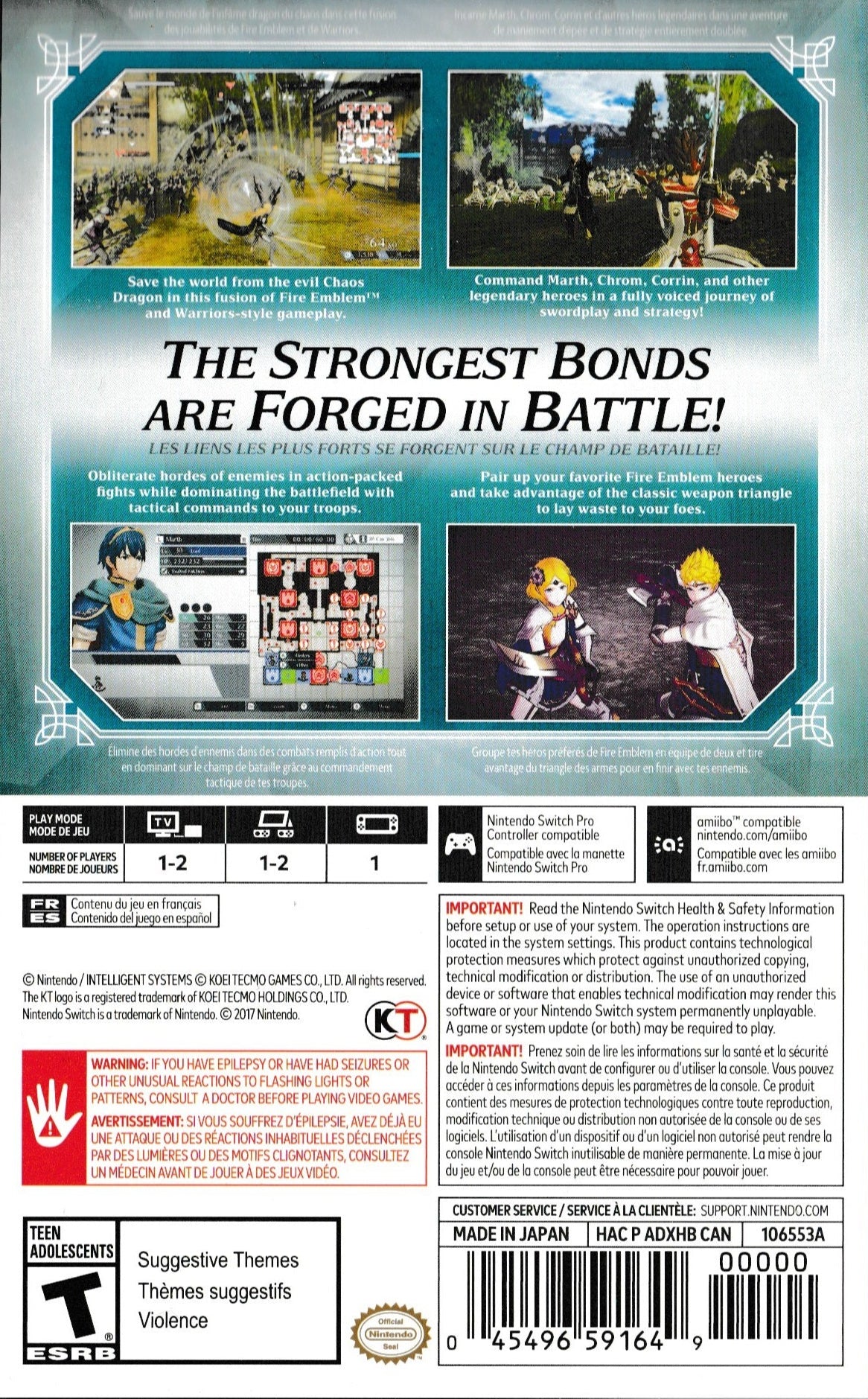 Fire Emblem Warriors Nintendo Switch