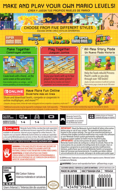 Super Mario Maker 2 Nintendo Switch