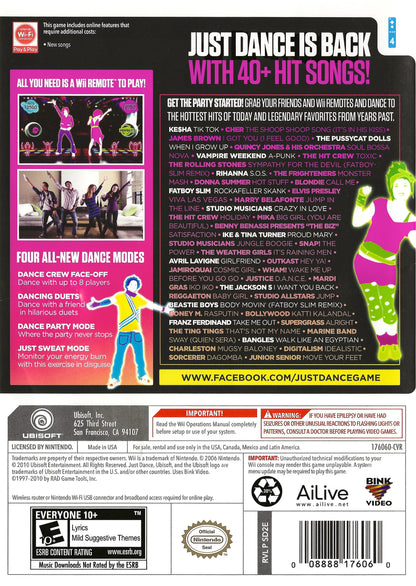 Just Dance 2 Wii