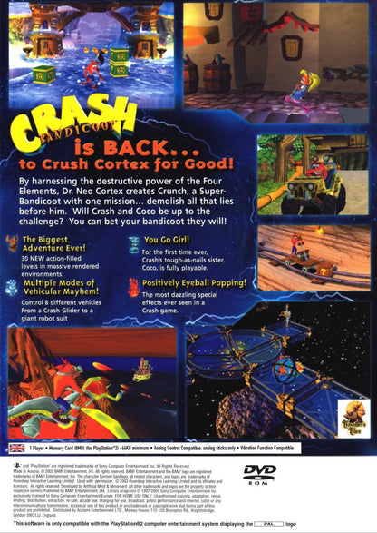 Crash Bandicoot The Wrath Of Cortex Playstation 2