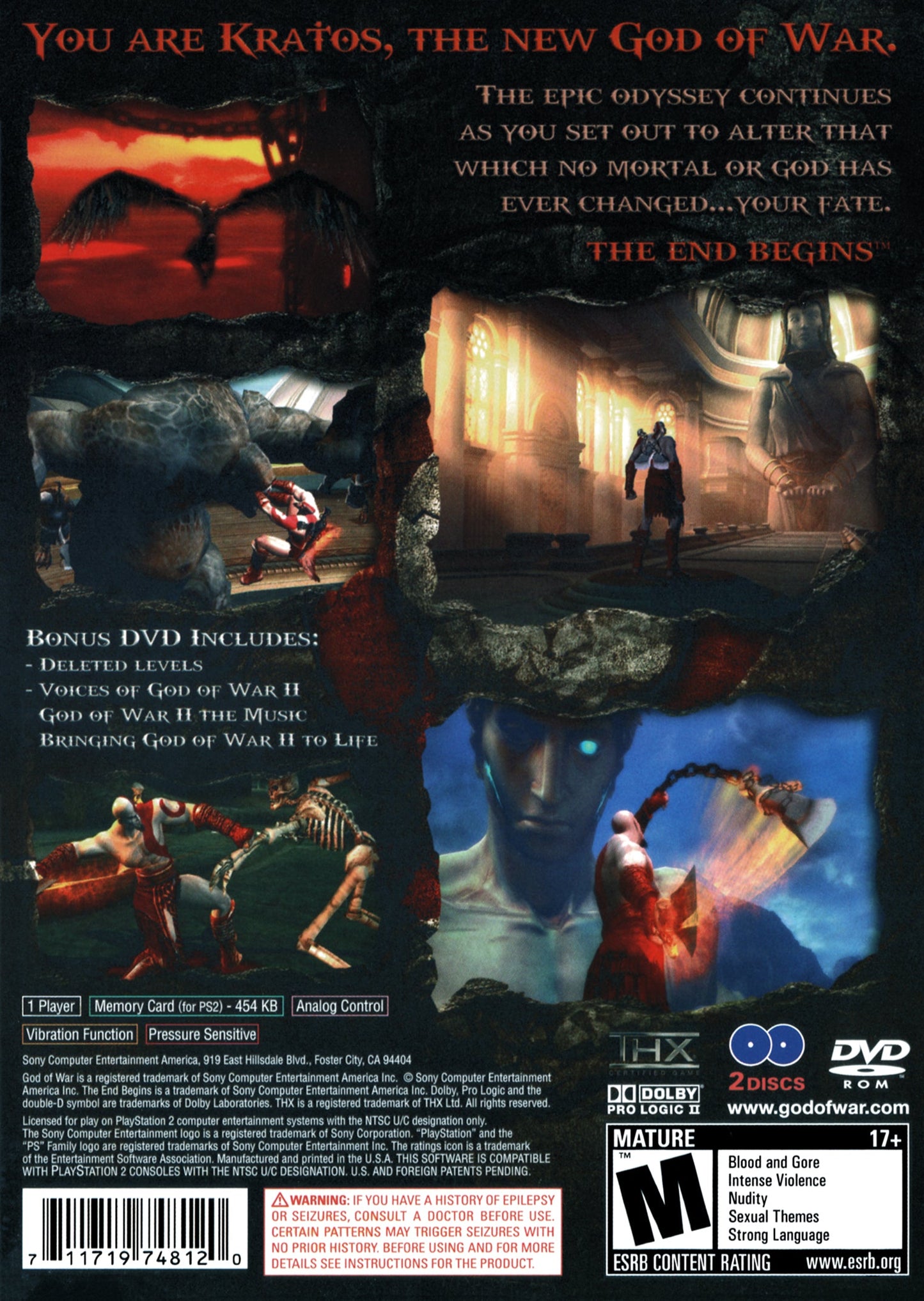 God Of War 2 Playstation 2
