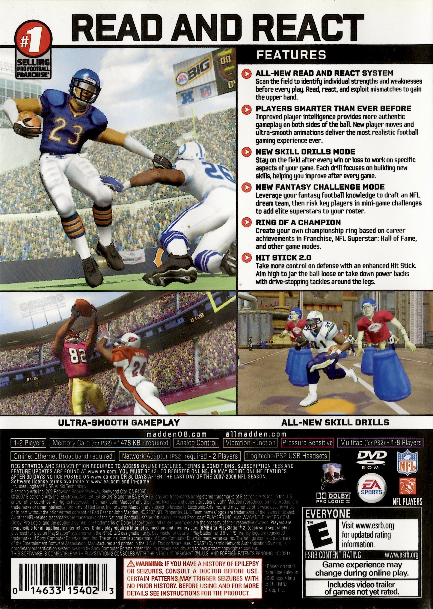 Madden 2008 Playstation 2
