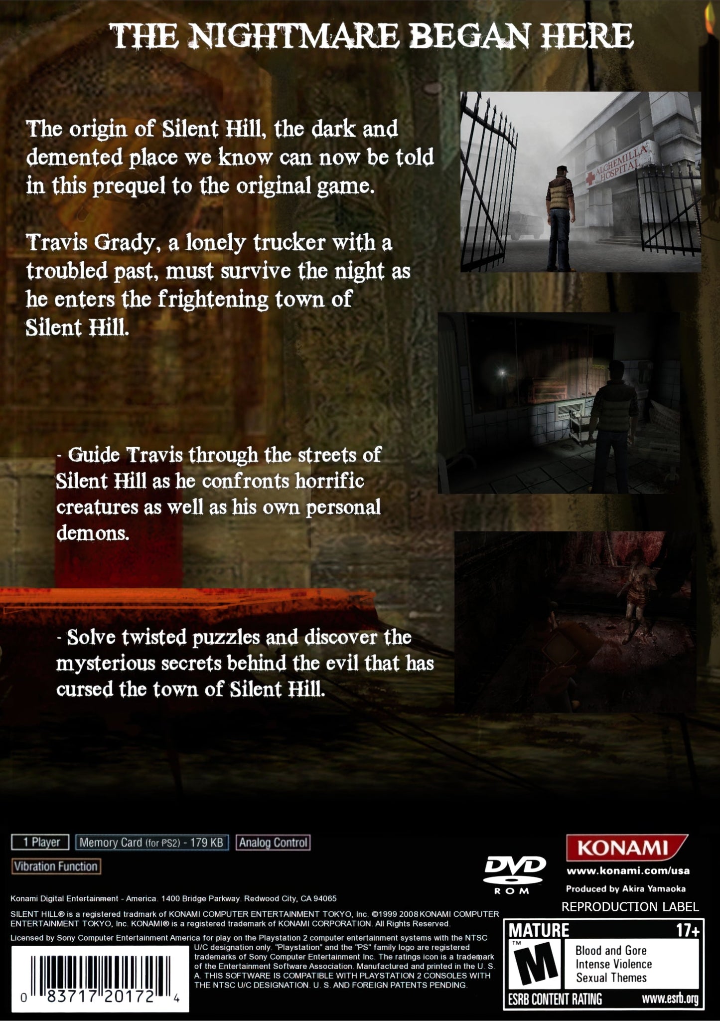 Silent Hill Origins Playstation 2