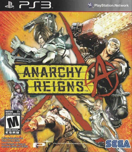 Anarchy reigns Playstation 3