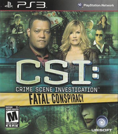 CSI: Fatal Conspiracy Playstation 3