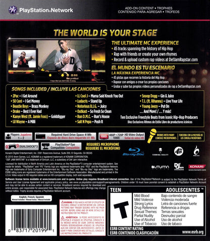 Def Jam Rapstar Playstation 3