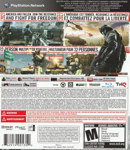 Homefront Playstation 3