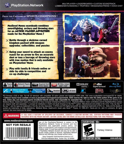 Medieval Moves: Deadmund's Quest [Not For Resale] Playstation 3