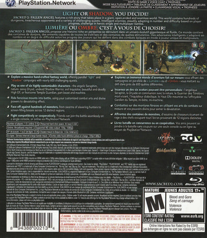 Sacred 2: Fallen Angel Playstation 3