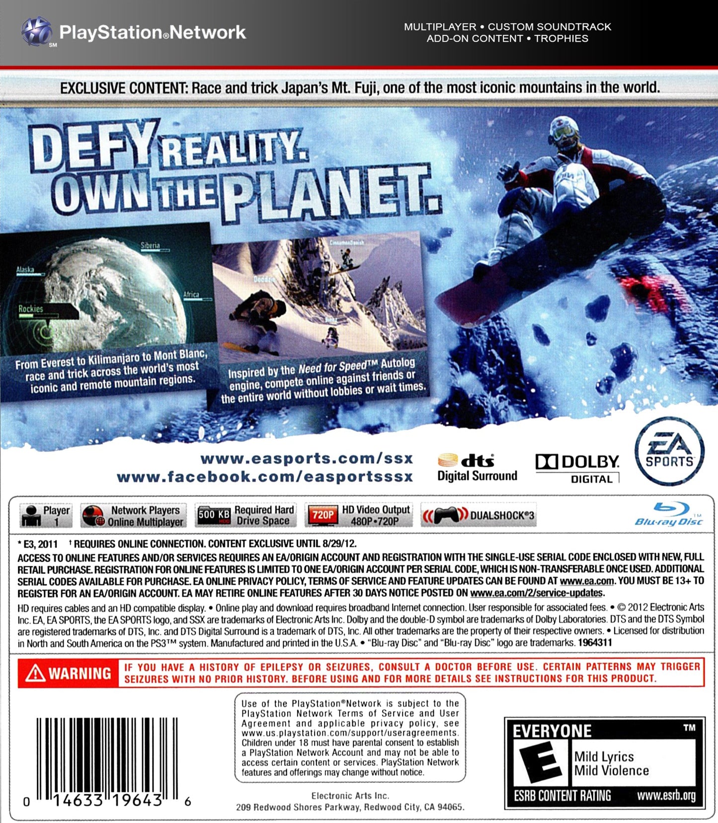 SSX Playstation 3