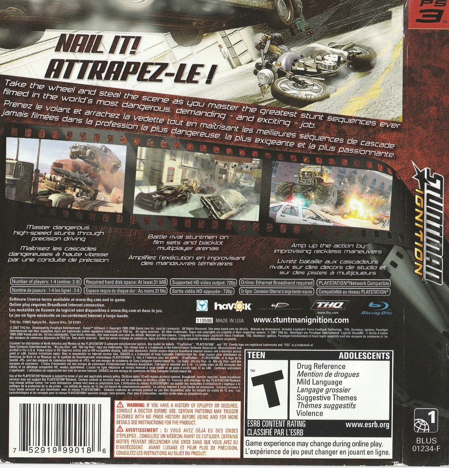 Stuntman Ignition Playstation 3