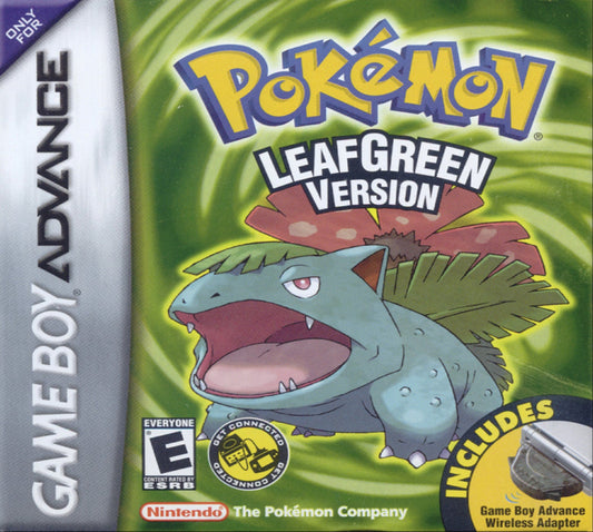 Pokemon LeafGreen Version GameBoy Advance