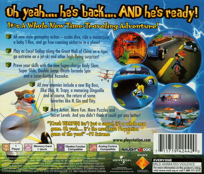 Crash Bandicoot Warped Playstation