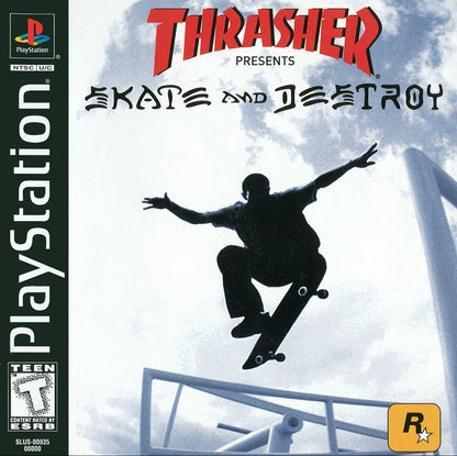 Thrasher Skate and Destroy Playstation