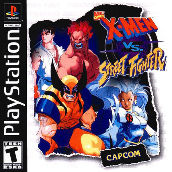 X-Men Vs Street Fighter Playstation