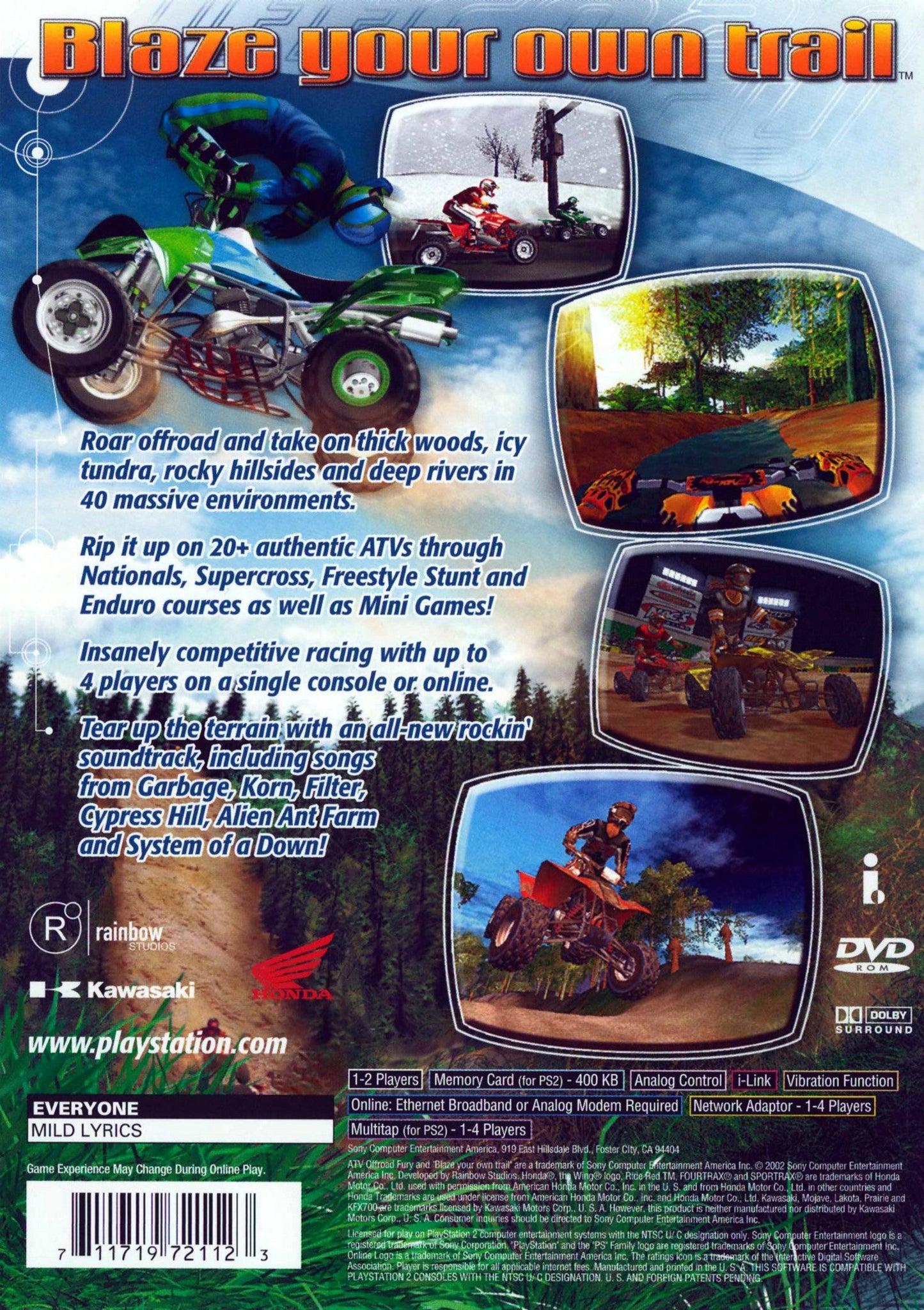 ATV Offroad Fury 2 Playstation 2