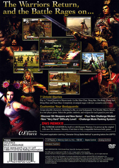 Dynasty Warriors 3 Xtreme Legends Playstation 2