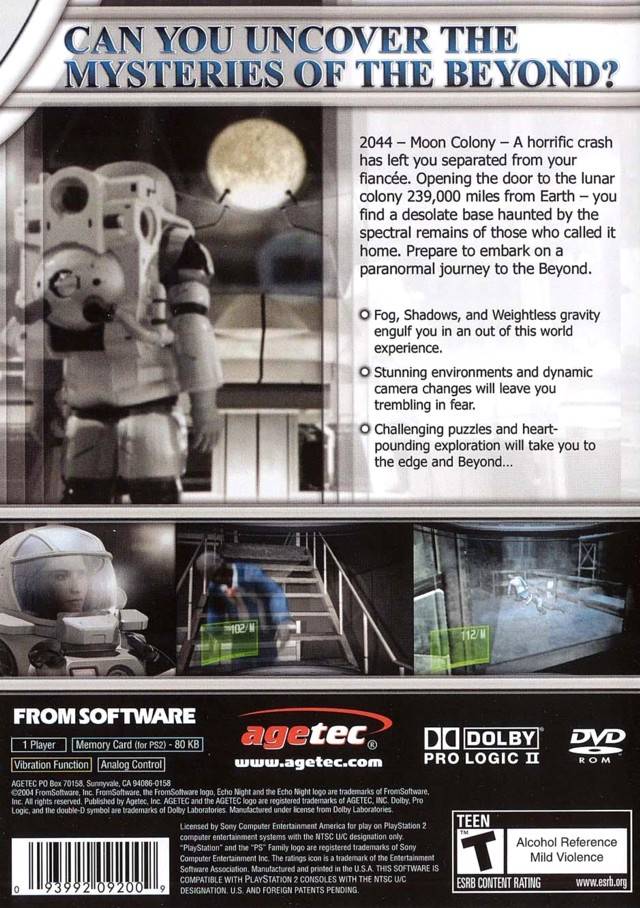 Echo Night Beyond Playstation 2