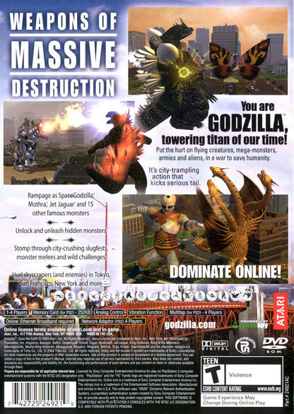 Godzilla Save The Earth Playstation 2