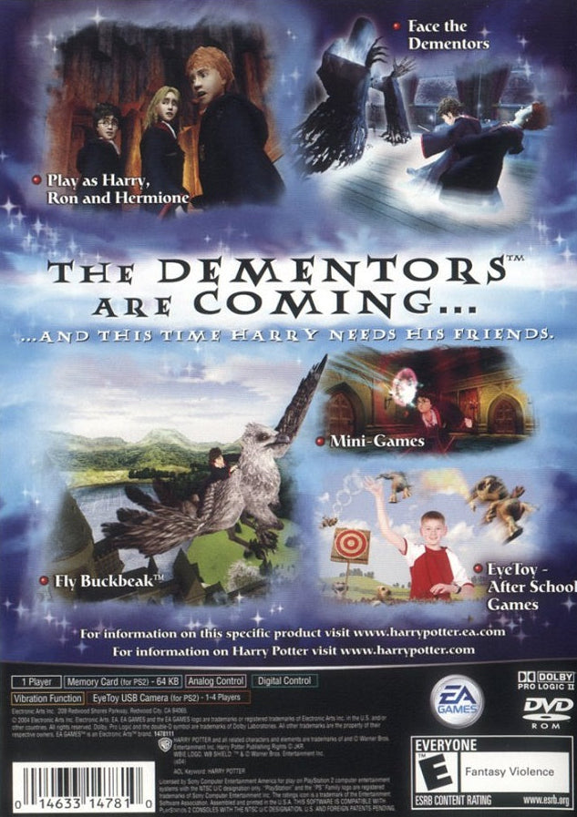 Harry Potter Prisoner Of Azkaban Playstation 2