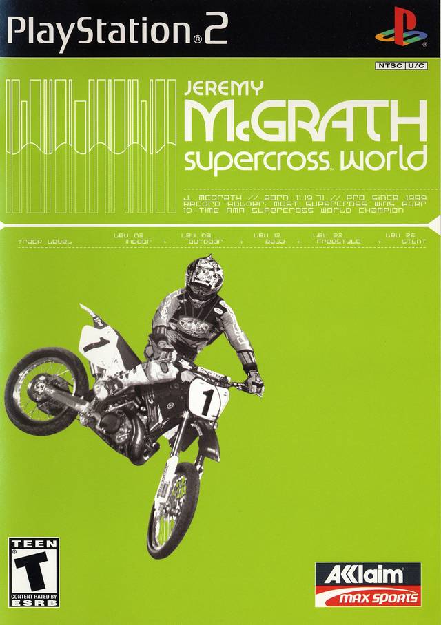 Jeremy McGrath Supercross World Playstation 2