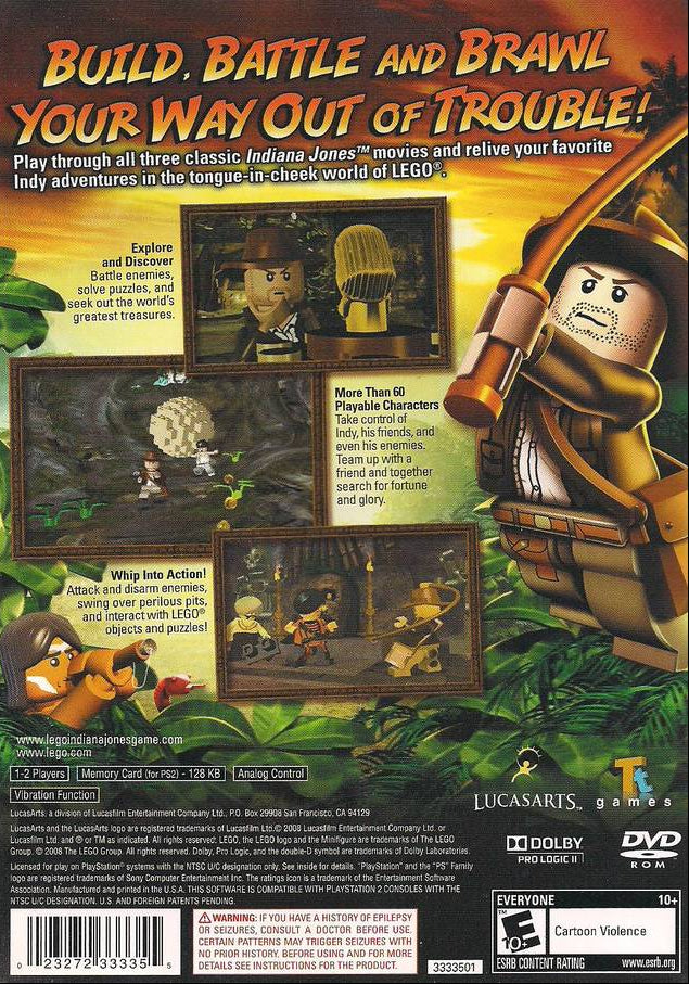 LEGO Indiana Jones The Original Adventures Playstation 2