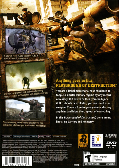 Mercenaries Playstation 2