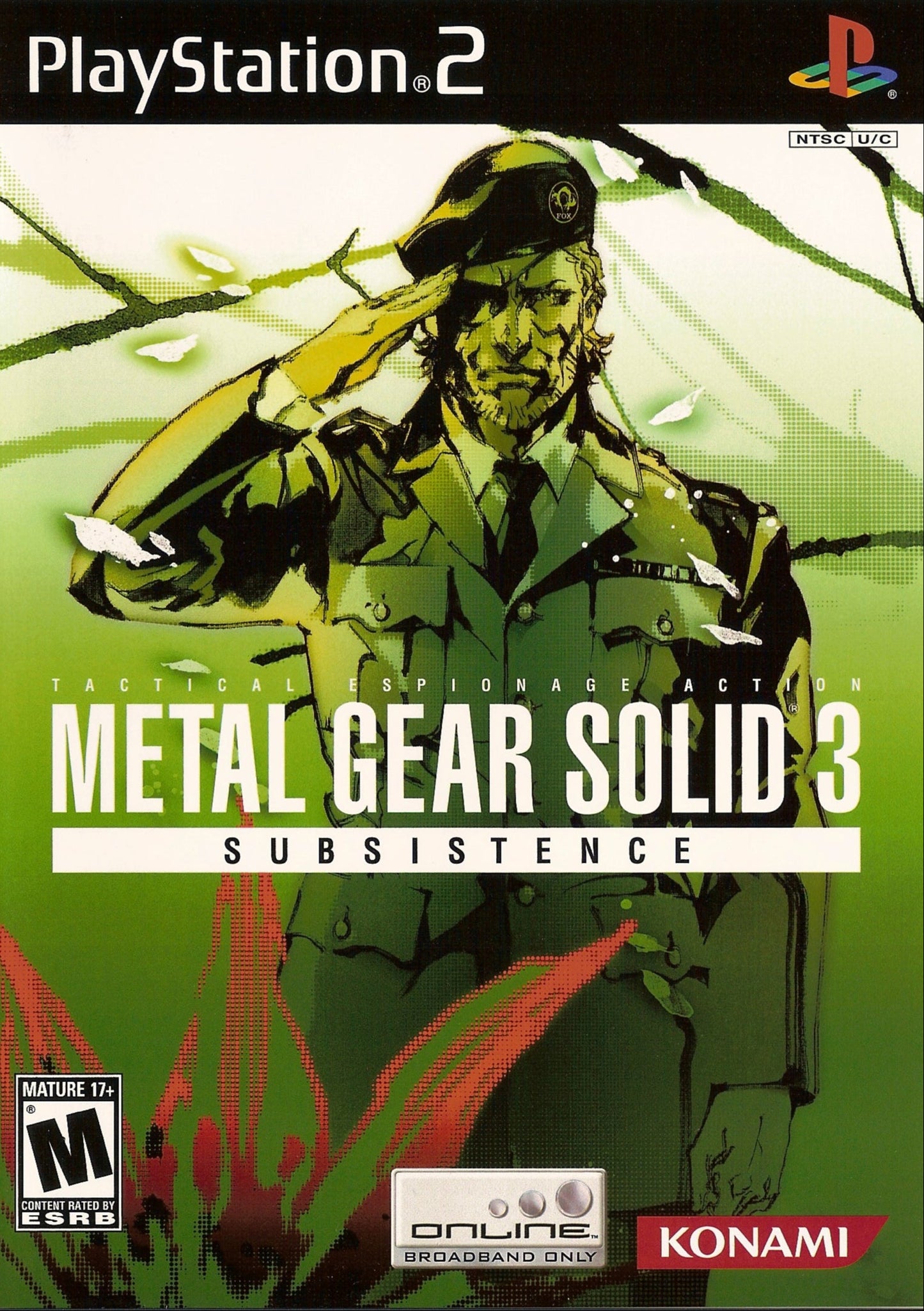 Metal Gear Solid 3 Subsistence Playstation 2