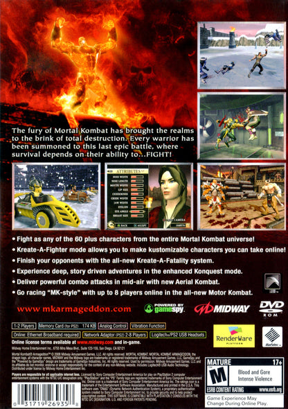 Mortal Kombat Armageddon Playstation 2