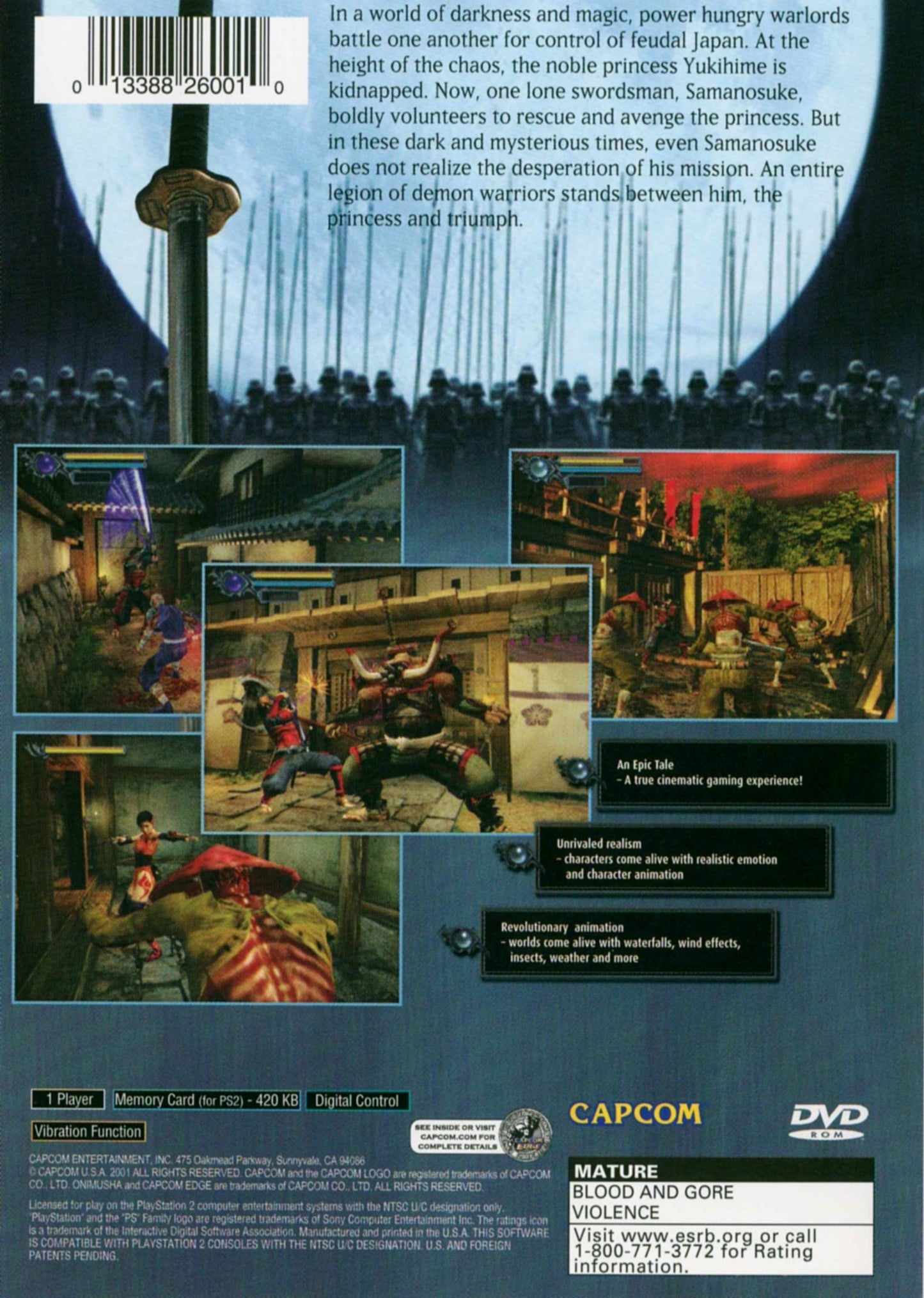 Onimusha Warlords Playstation 2