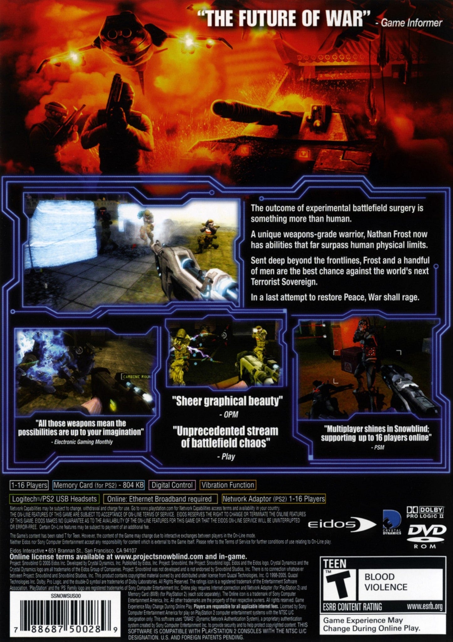 Project Snowblind Playstation 2