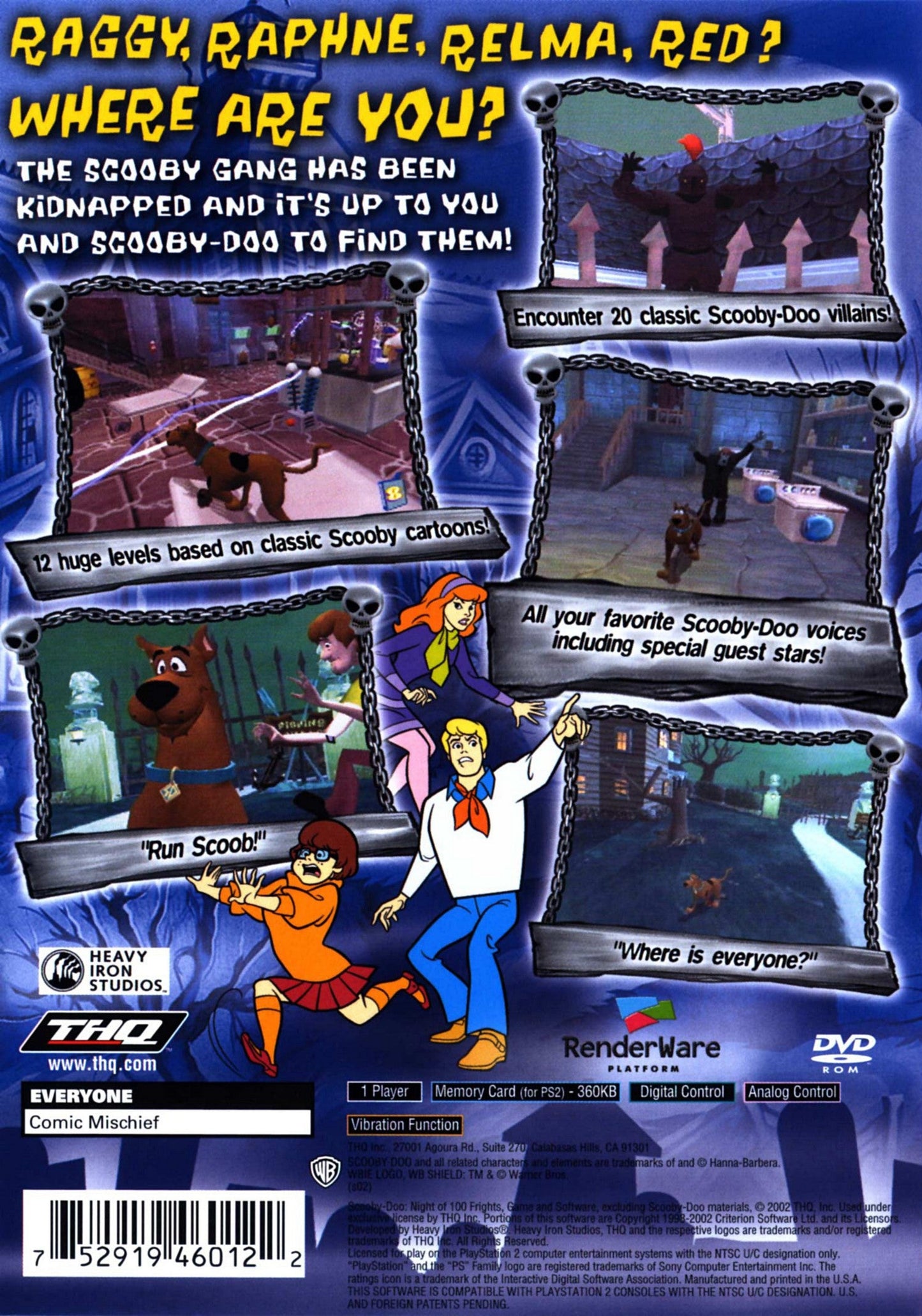 Scooby Doo Night Of 100 Frights Playstation 2