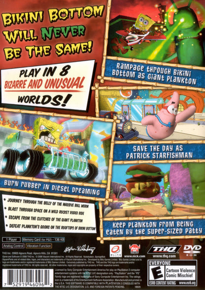 SpongeBob SquarePants Creature from Krusty Krab Playstation 2