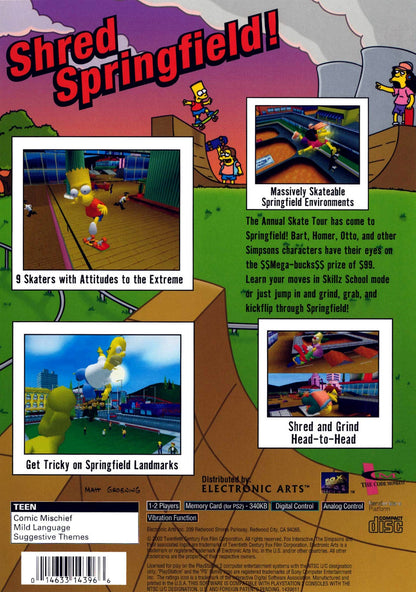 The Simpsons Skateboarding Playstation 2