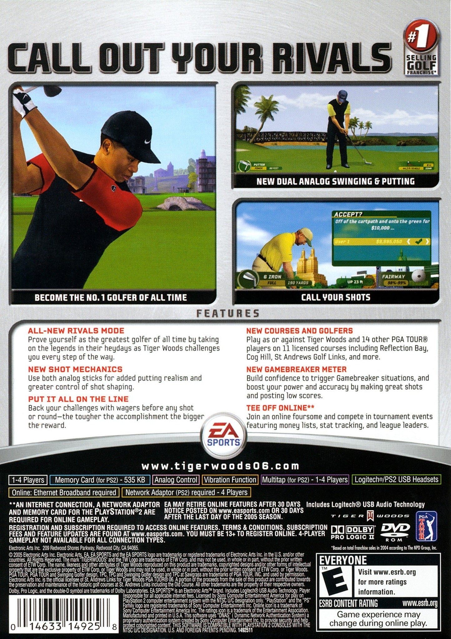 Tiger Woods 2006 Playstation 2